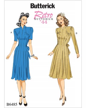 Patron Butterick Robe Femme #B6485A5 Taille 32-40