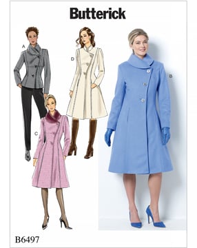 Patron Butterick Veste Femme Décontractée #B6497B5 Taille 34-42