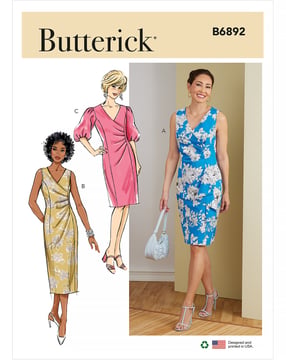 Patrons Butterick pour femme #B6892A5 Taille 32-40
