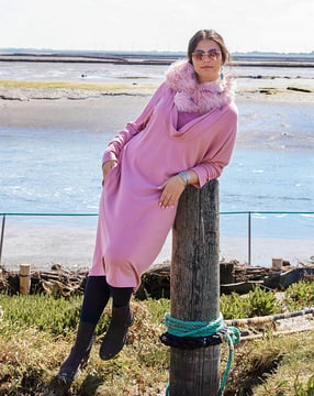 Vestido de Jersey #409 | Burda Curvy Otoño / Invierno 22 | Patrón de costura PDF