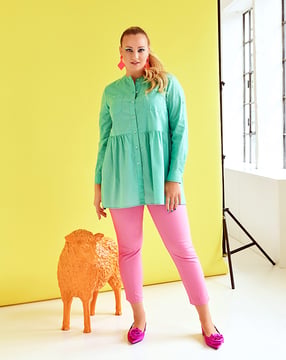 Voile Tunic 403 | Burda Curvy 01/23 | PDF Sewing Pattern