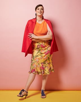 Viscosa Falda 416 | Burda Style Curvy Spring/Summer/22 | Patrón de costura PDF