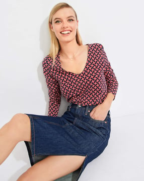 Shirt / Jurk #2  A | tricotstof | burda easy 6/2020 | PDF naaipatronen