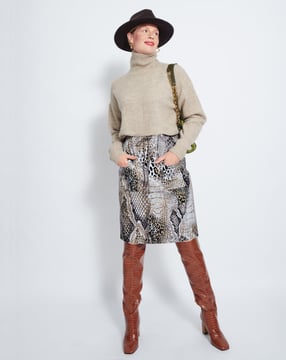Jupe en velours n°2 B | Burda Easy n°1  Jan-Fév/2022 | Patron de couture PDF