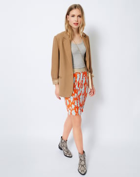 Jupe plissée en polyester n°2 A | Burda Easy n°2 Mar/Avr/2022 | Patron de couture PDF