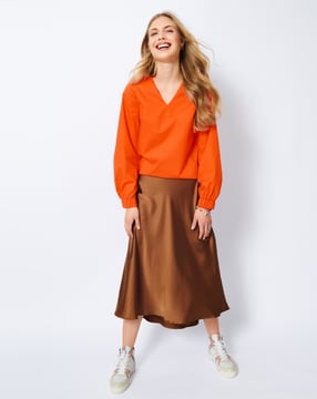 Silk Blouse n°4 B | Burda Easy n°2/2022 | PDF Sewing Pattern