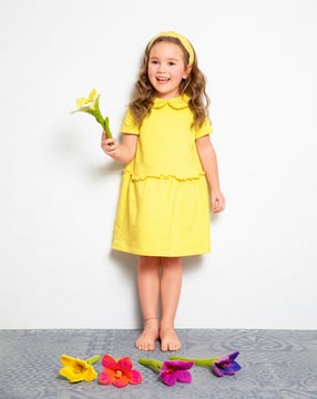 Vestido de tela para sudaderas #18 | Burda Lors mejores baby y kids 03/23 | En PDF