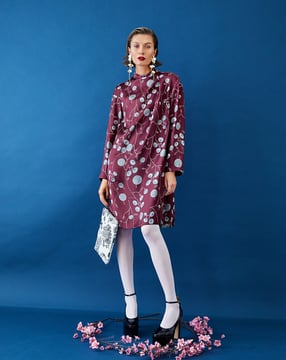 Jurk #114| Satijn  | burda style 01/23