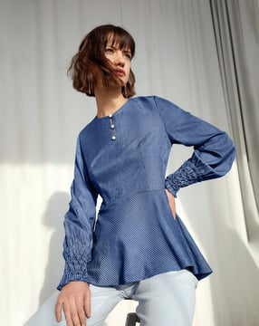Chambray Blouse 113 | Burda Style 05/23 | PDF Sewing Pattern