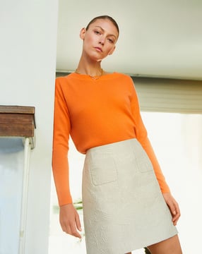 Minirok #112 B | boucléstof | burda style 08/23 | PDF naaipatronen