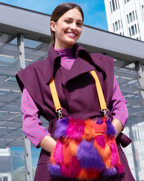 Manchon en fausse fourrure n°134 | Burda Style 10/23 | Patron de couture PDF