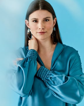 Bluzka nr 109 | jedwab | Burda Style 11/23 | Wykrój PDF