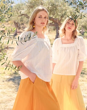 Bluzka nr 111 | woal | Burda Style 04/24 | Wykrój PDF