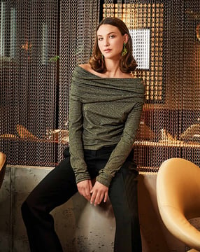 burda symønster dameskjorte med drapering 11/24 #113B 