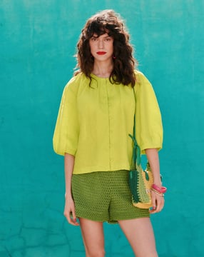 linen Blouse 113 | Burda Style 06/26 | PDF Pattern