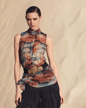 Top en tissu à mini plissé  n°104 | Burda Style 07/26 | Patron PDF