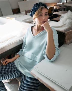 Blend knit Pullover 119 | Burda Style 08/26 | PDF Pattern