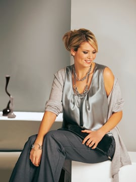 Top with Pleats (Plus Size) 08/2010 | PDF Sewing Pattern