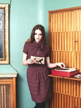 Wool Skirt with Ribbon Waistband 10/2010 | PDF Sewing Pattern