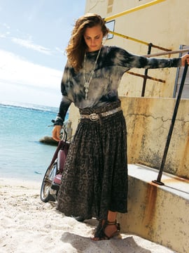 Skirt with Draped Waistband 04/2011 | PDF Sewing Pattern