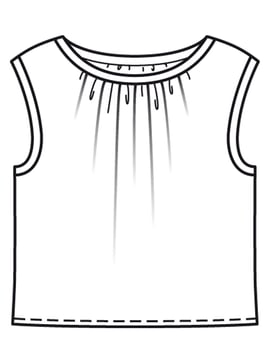 Gathered Crop Top 04/2011 | PDF Sewing Pattern