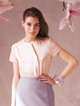 Flounce Front Blouse 08/2011 | PDF Sewing Pattern