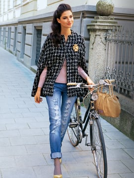 Checked Cape 08/2011 | PDF Sewing Pattern