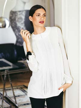 Blouse with Front Pleats 10/2011 | PDF Sewing Pattern