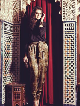 Leopard Print Pants 11/2011 | PDF Sewing Pattern