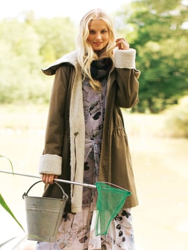 Parka with Lambskin Cuffs and Collar 11/2011 | PDF Sewing Pattern