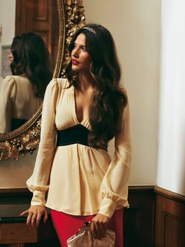 12/2011 V-neck blouse | PDF Sewing Pattern