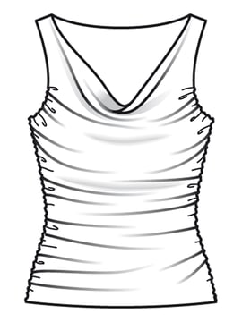 Cowl Tank 06/2013 | PDF Sewing Pattern