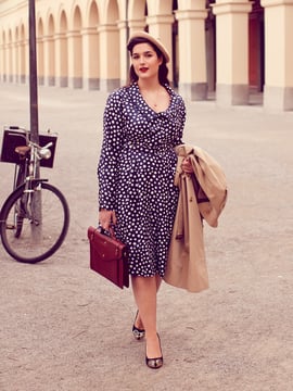 40s Style Shirtdress (Plus Size) 08/2013 | PDF Sewing Pattern
