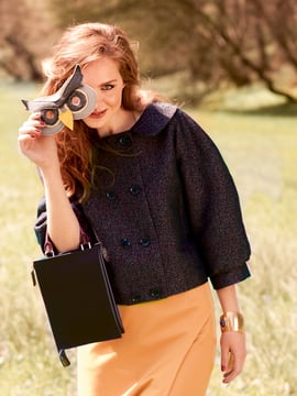 Casaco de Tweed #103 | Burda Style 09/2013 | Molde de costura PDF