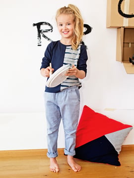 Pantalón para niña #143 | Burda Style 10/2013 | Patrón de costura PDF