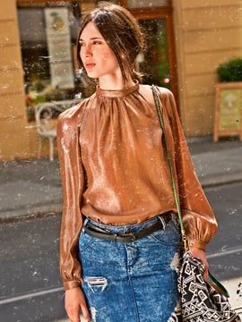 Blusa #103 | Burda Style 11/2013 | Patrón de costura PDF