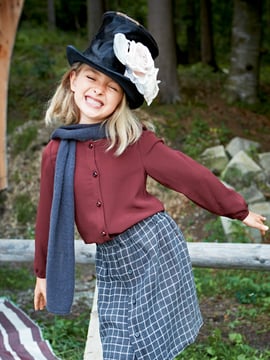 Blusa para niña #137 | Burda Style 11/2013 | Patrón de costura PDF