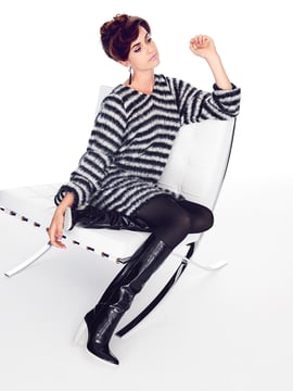 Suéter largo #123 | Burda Style 01/2014 | Patrón de costura PDF