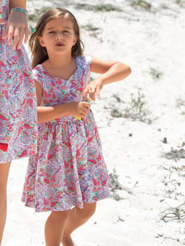 Vestido para niña #136 | Burda Style 07/2014 | Patrón de costura PDF