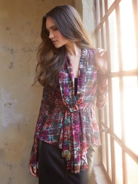 Blusa #112 | Burda Style 09/2014 | Patrón de costura PDF