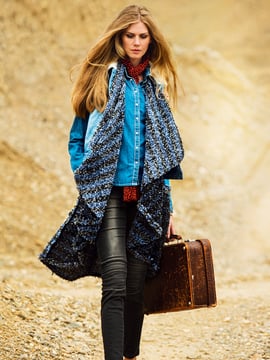 Chaleco largo #112 | Burda Style 10/2014 | Patrón de costura PDF