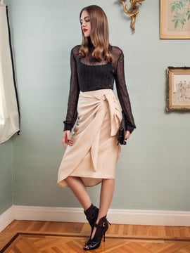 Falda #123 | Burda Style 10/2014 | Patrón de costura PDF