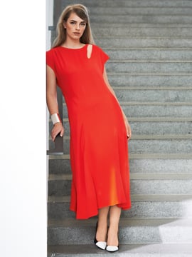Vestido Plus #140 | Burda Style 10/2014 | Patrón de costura PDF