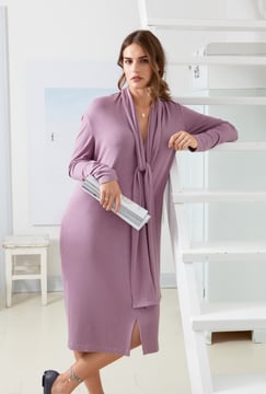 Vestido Plus #126 | Burda Style 11/2014 | Patrón de costura PDF