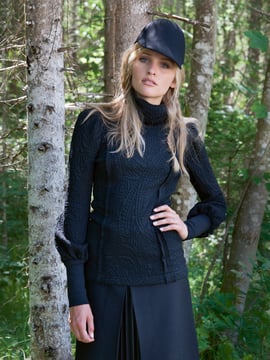 Jersey cisne #114 | Burda Style 12/2014 | Patrón de costura PDF