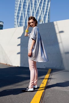 Oversized Short Sleeve Shirt 02/2015 | PDF Sewing Pattern