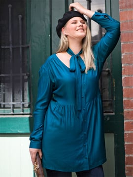 Tie Tunic (Plus Size) 11/2015 | PDF Sewing Pattern