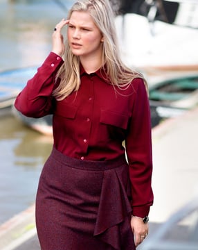 Button Up Blouse (Plus Size) 11/2015 | PDF Sewing Pattern