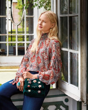 polyester blouse 104 | Burda Style 09/17 | PDF naaipatronen