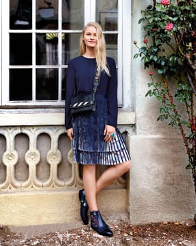 crêpe jurk 111 | Burda Style 09/17 | PDF naaipatronen